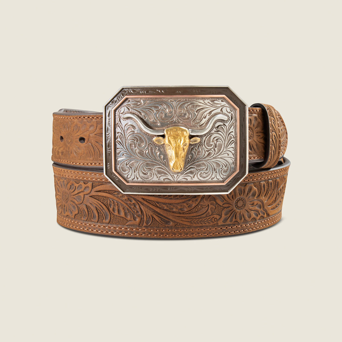 Ariat Floral Embossed Belt Online