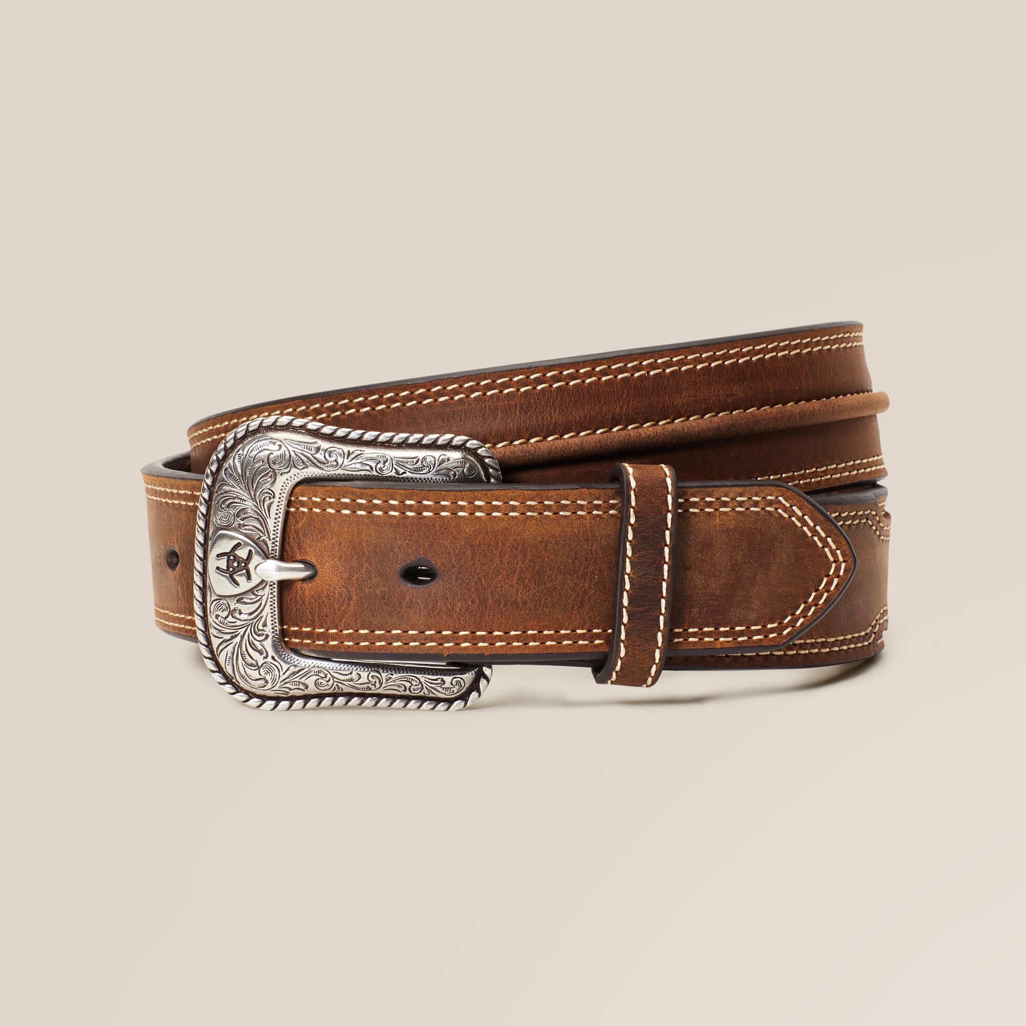 Ariat Center Ridge Tan Belt Sale