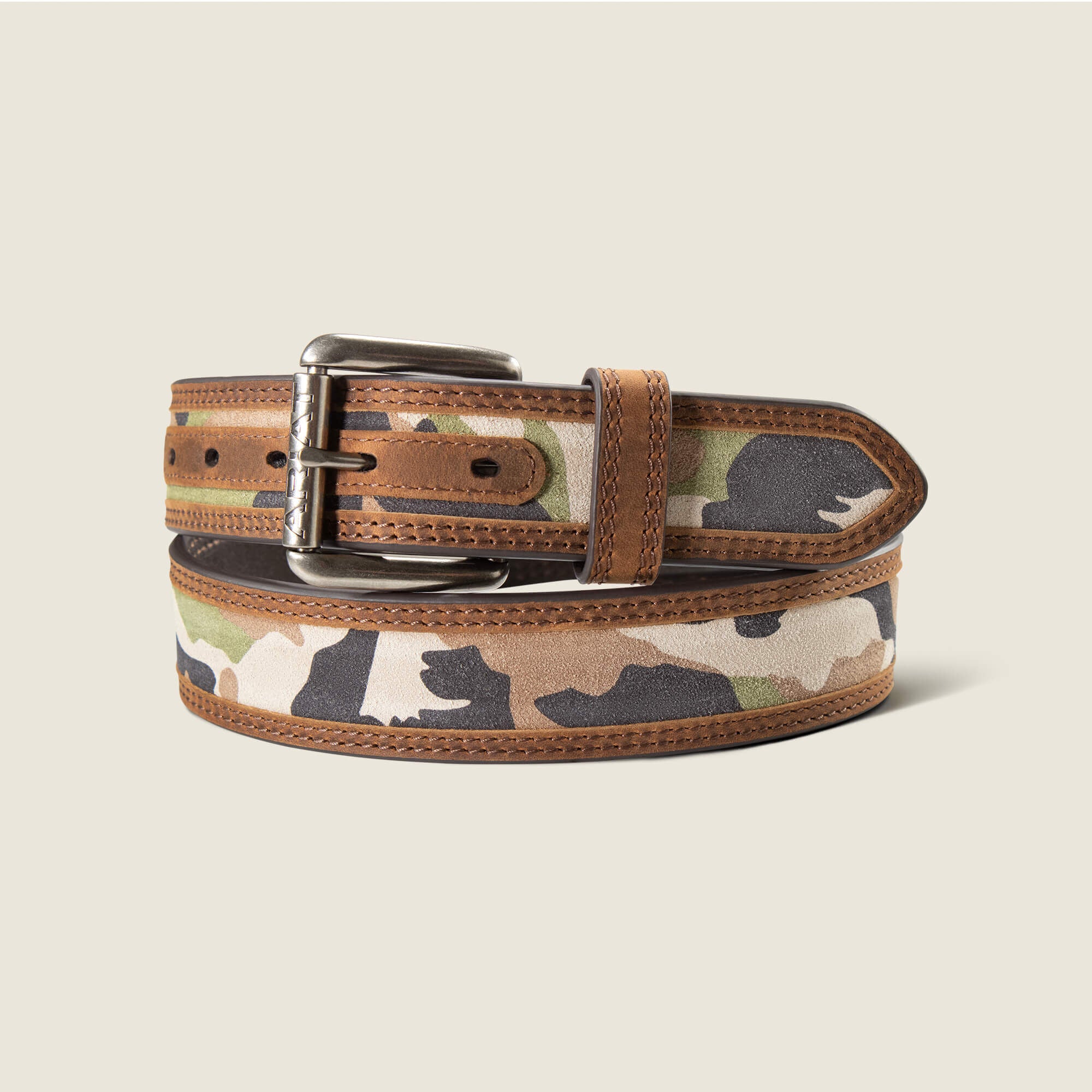 Ariat Work Camo Suede Inlay Belt For Sale