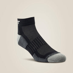 Ariat High Performance Quarter Crew Tek Work Sock 3 Pair Pack Online