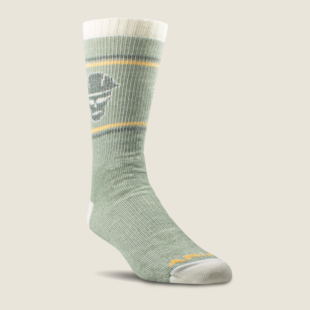 Ariat Heritage Merino Wool Blend Work Sock For Sale