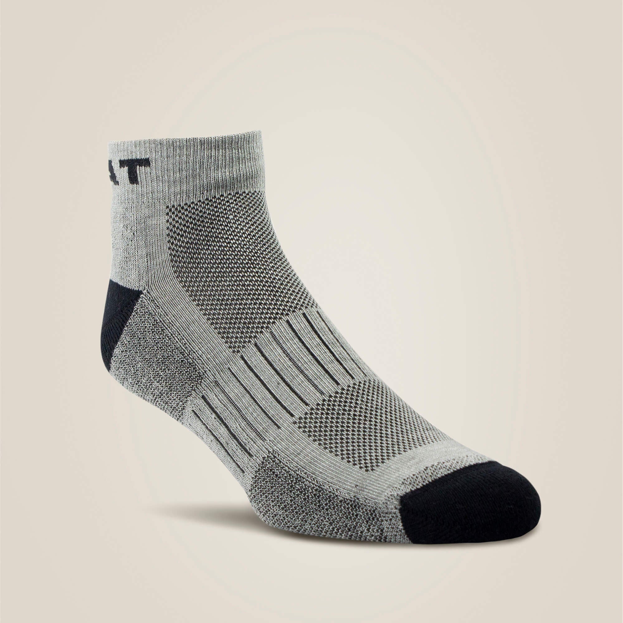 Ariat High Performance Quarter Crew Tek Work Sock 3 Pair Pack Discount