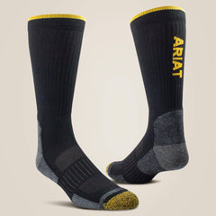 Ariat High Performance Tek Work Sock 2 Pair Pack On Sale