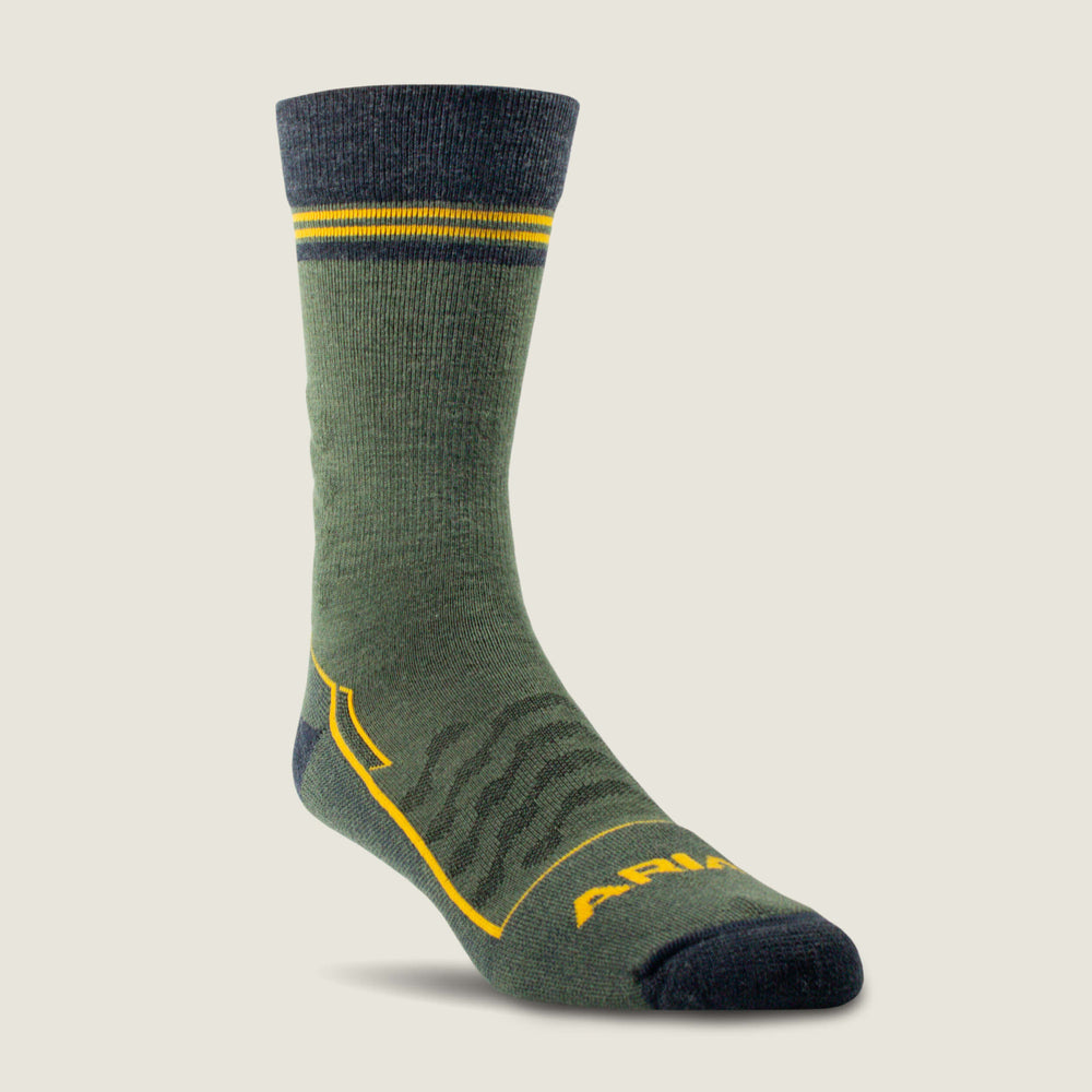 Ariat Technical Merino Wool Blend Steel Toe Work Sock Discount