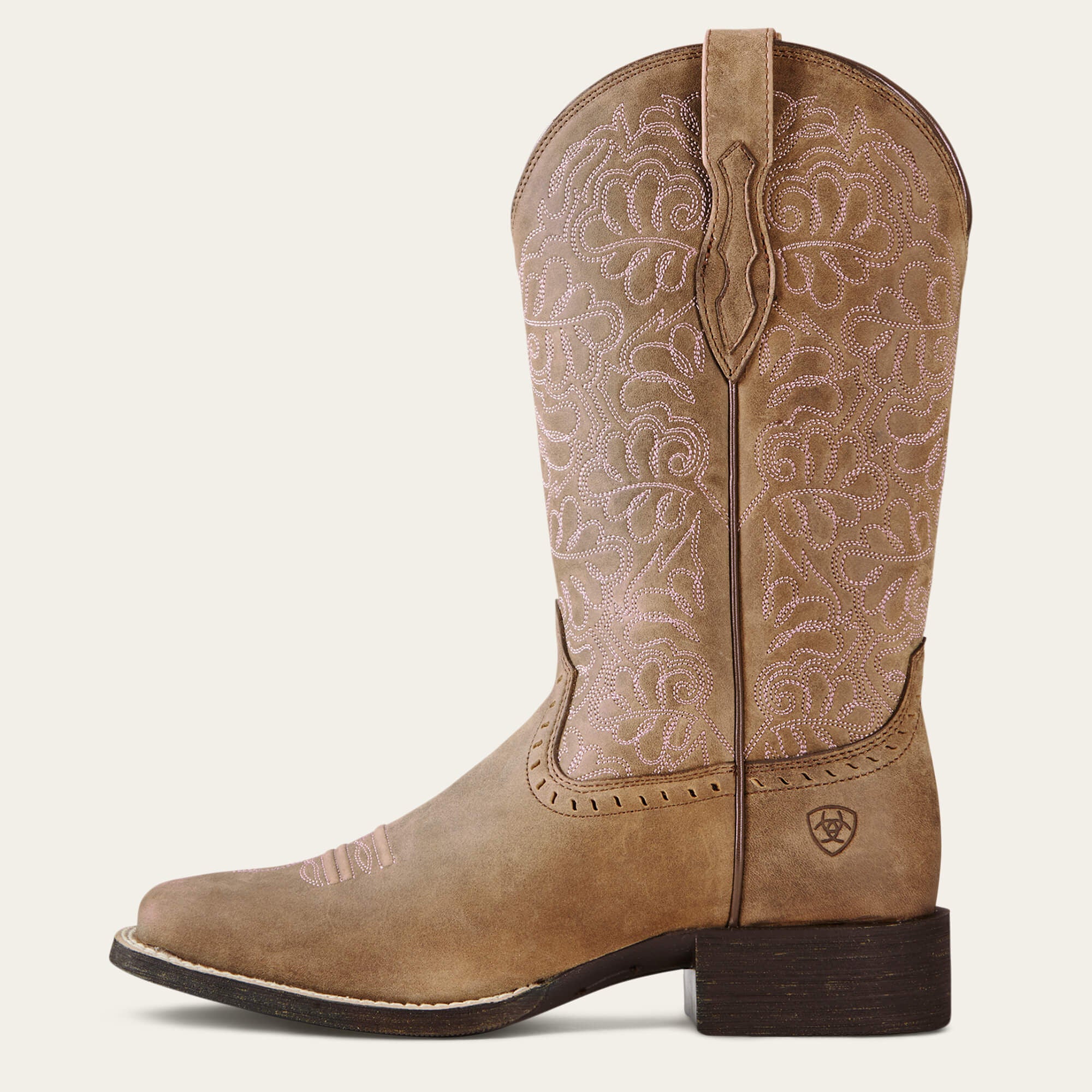 Ariat Round Up Remuda Wide Square Toe Western Boot Outlet