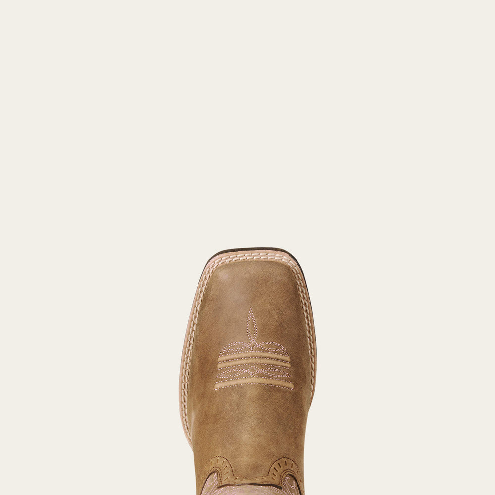 Ariat Round Up Remuda Wide Square Toe Western Boot Outlet