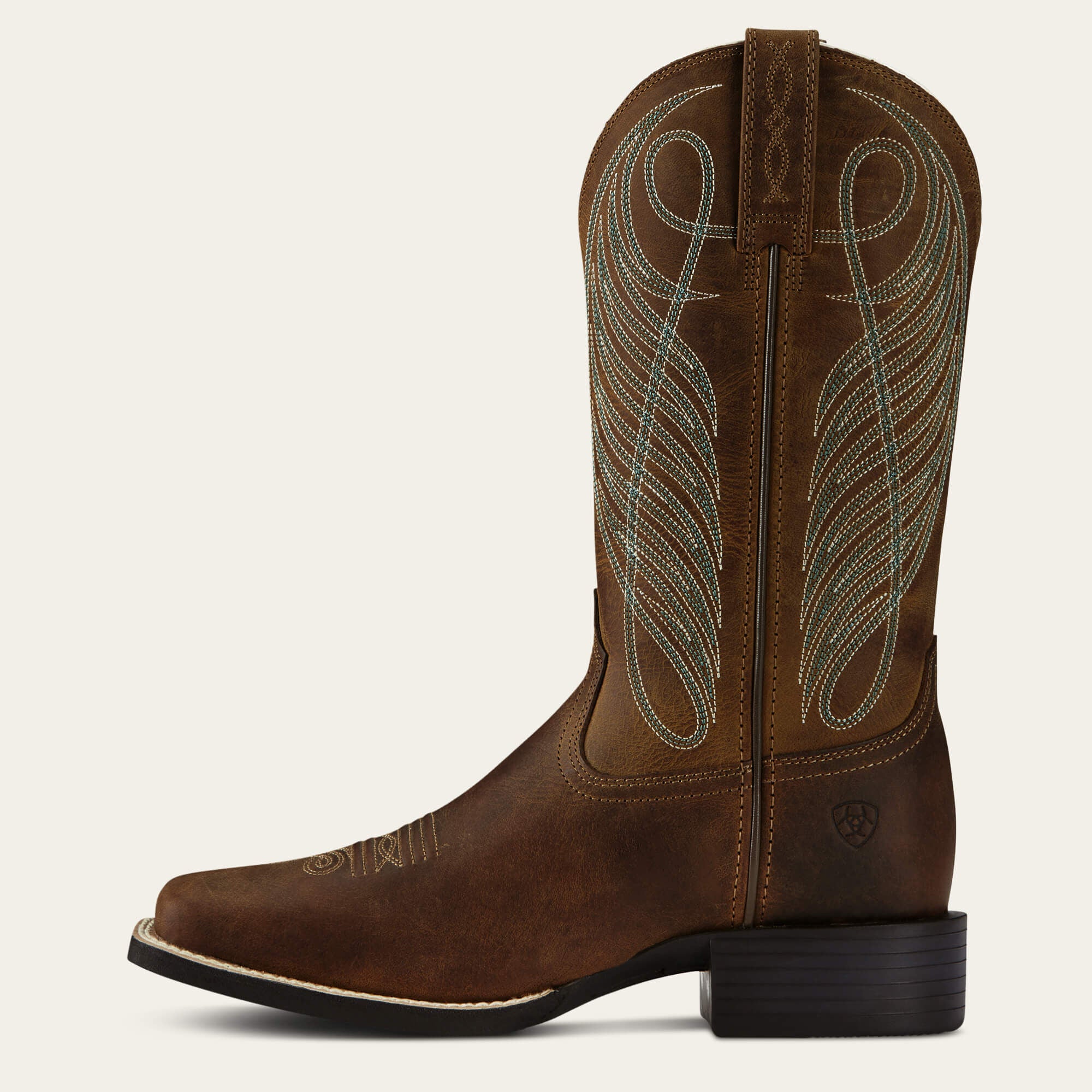 Ariat Round Up Wide Square Toe Western Boot Online