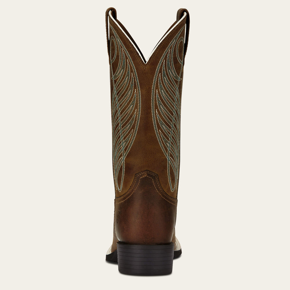 Ariat Round Up Wide Square Toe Western Boot Online