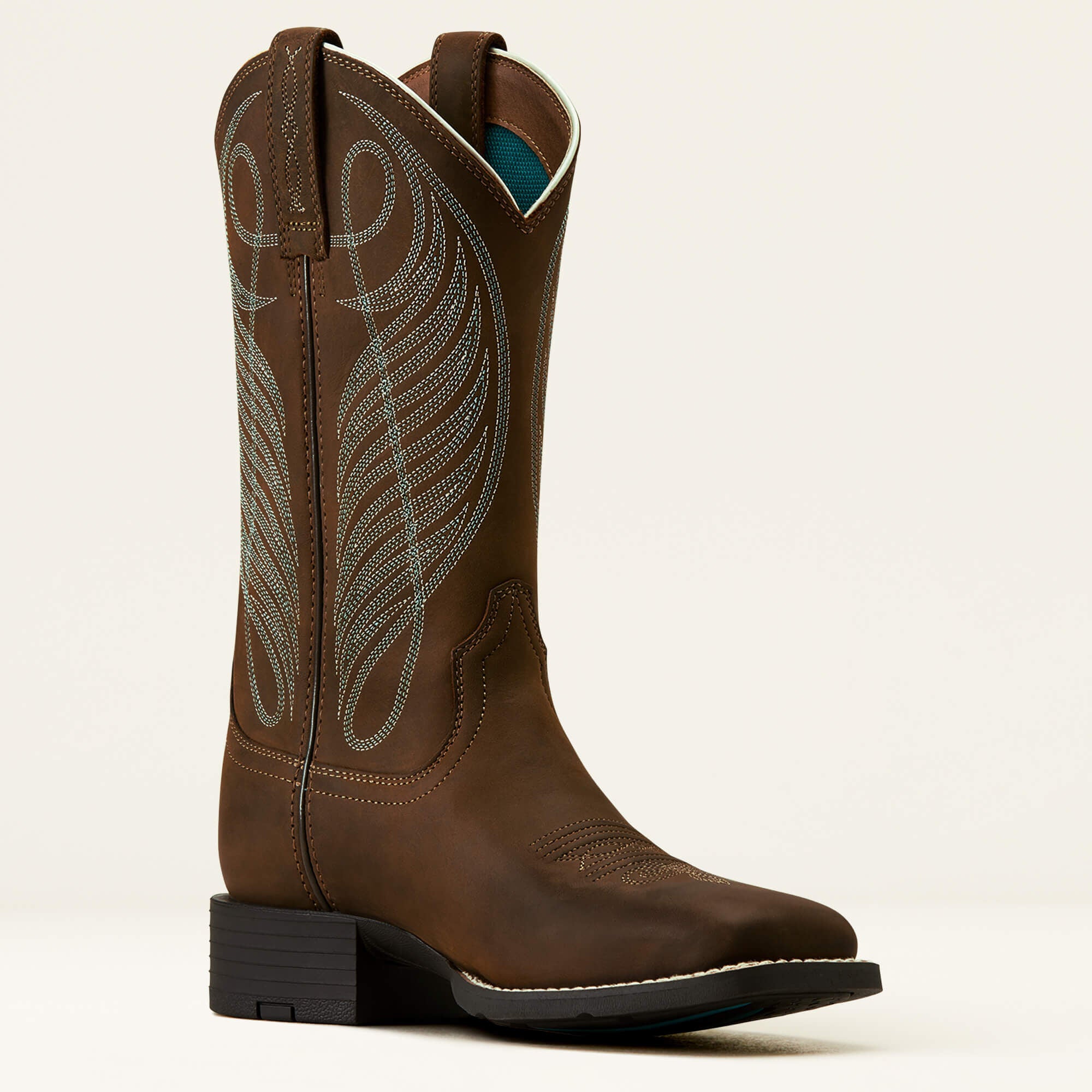 Ariat Round Up Wide Square Toe Western Boot Online
