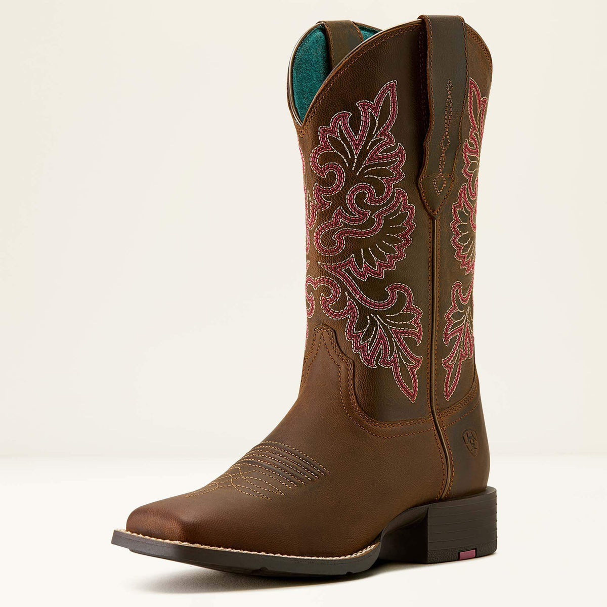 Ariat Round Up StretchFit Wide Square Toe Western Boot For Sale