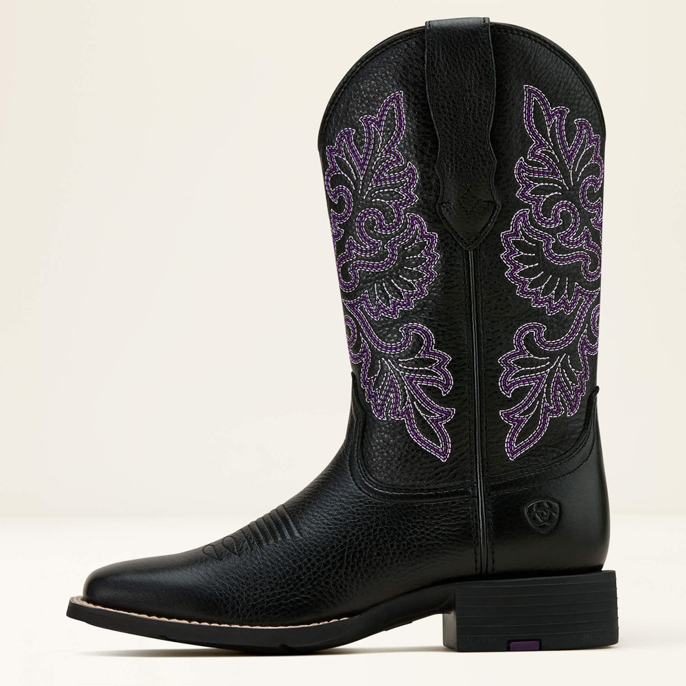 Ariat Round Up StretchFit Wide Square Toe Western Boot Discount
