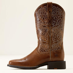 Ariat Round Up Remuda Wide Square Toe Western Boot Online