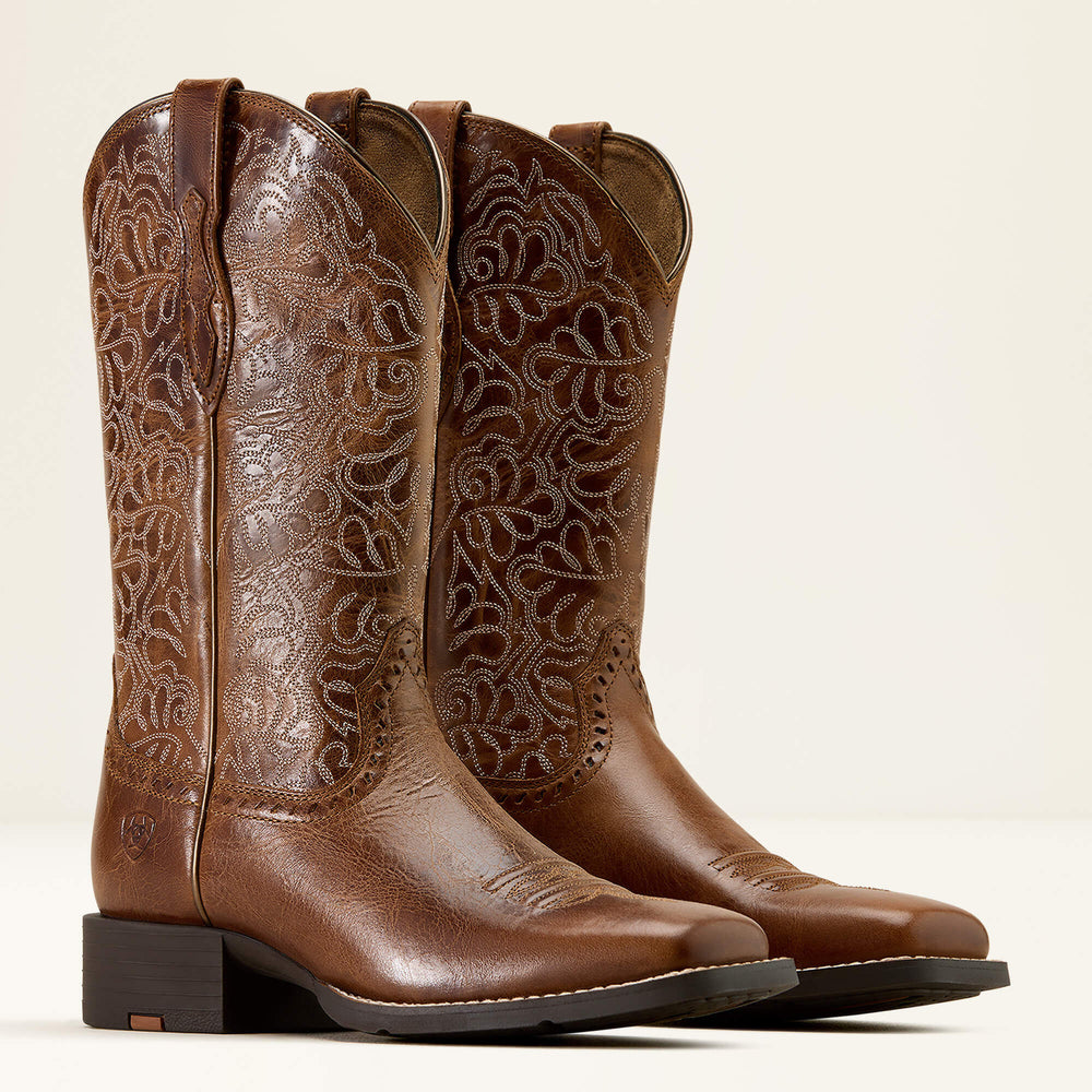Ariat Round Up Remuda Wide Square Toe Western Boot Online