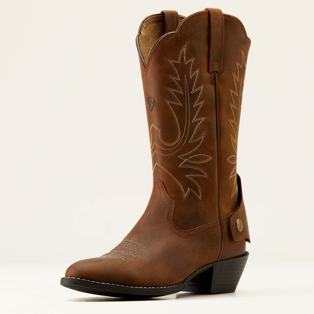 Ariat Heritage R Toe EZ Zip Western Boot Discount