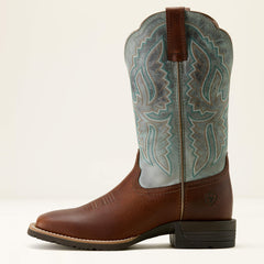 Ariat Hybrid Ranchwork Wide Square Toe Western Boot Outlet