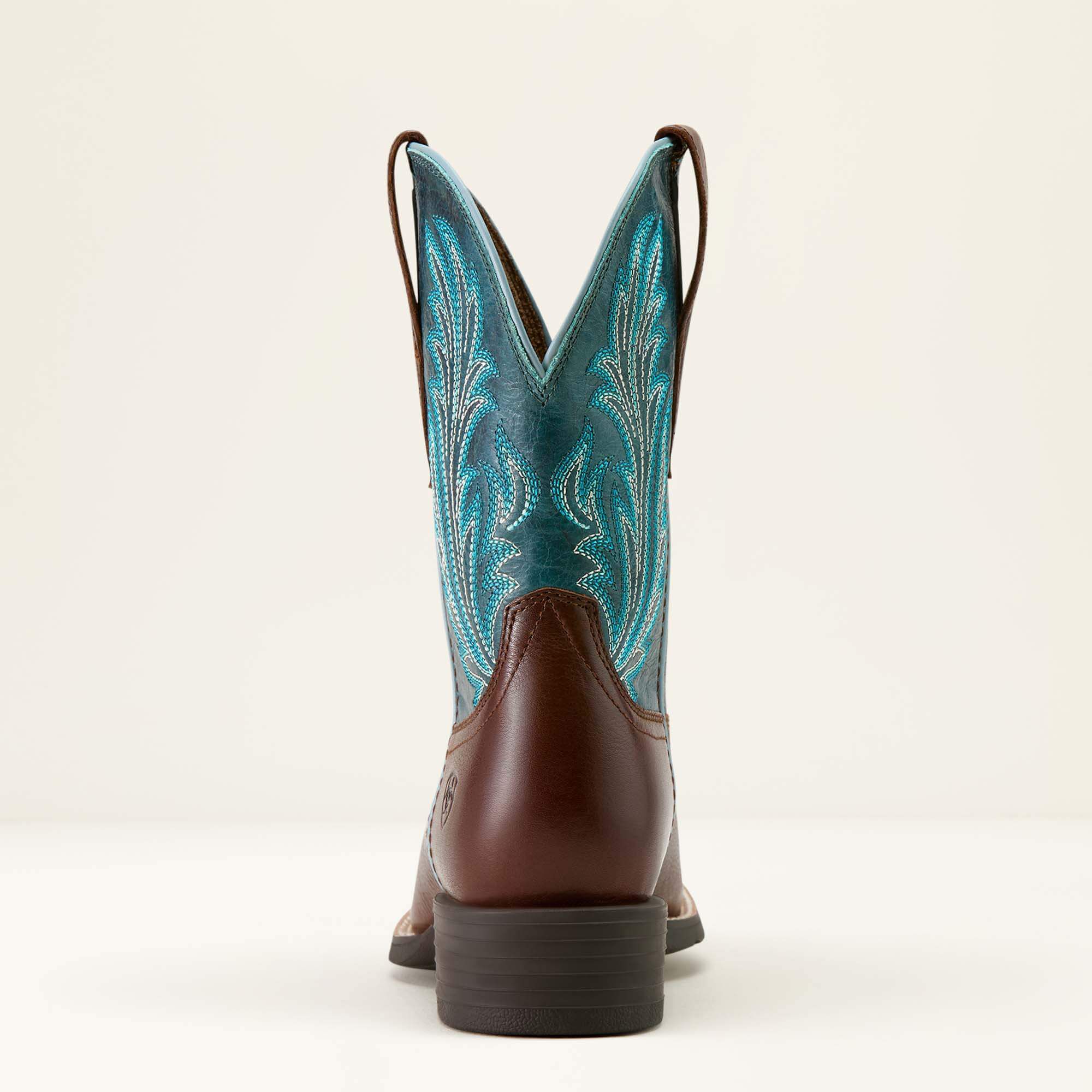 Ariat Round Up Filly Wide Square Toe Western Boot For Sale