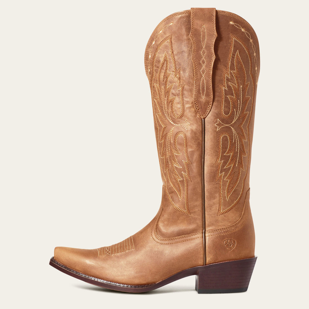 Ariat Heritage X Toe Elastic Wide Calf Western Boot For Sale