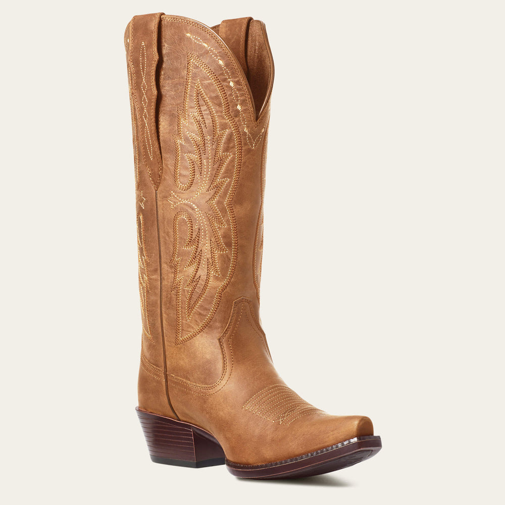 Ariat Heritage X Toe Elastic Wide Calf Western Boot For Sale