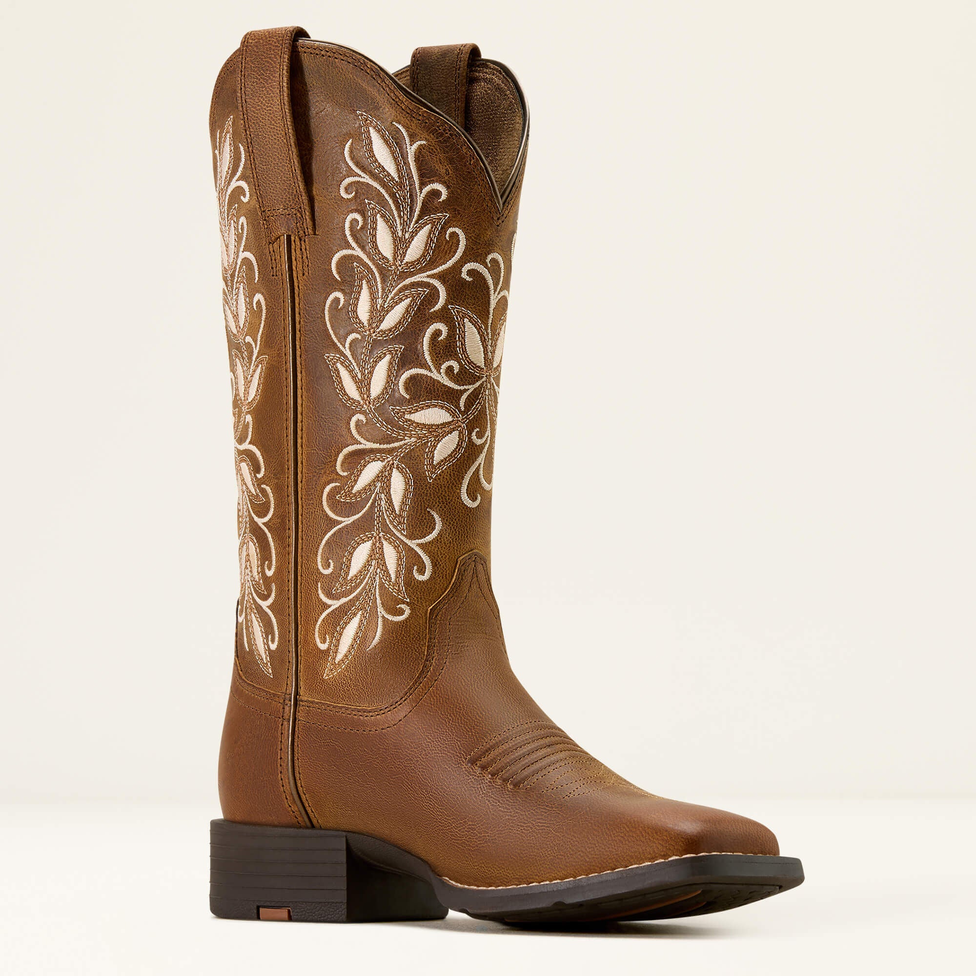Ariat Round Up Holly Wide Square Toe Western Boot Sale