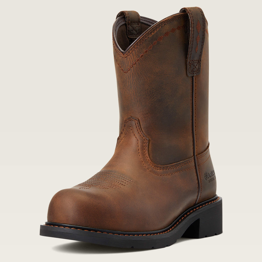 Ariat Fatbaby Work Pull-On Steel Toe Work Boot For Sale