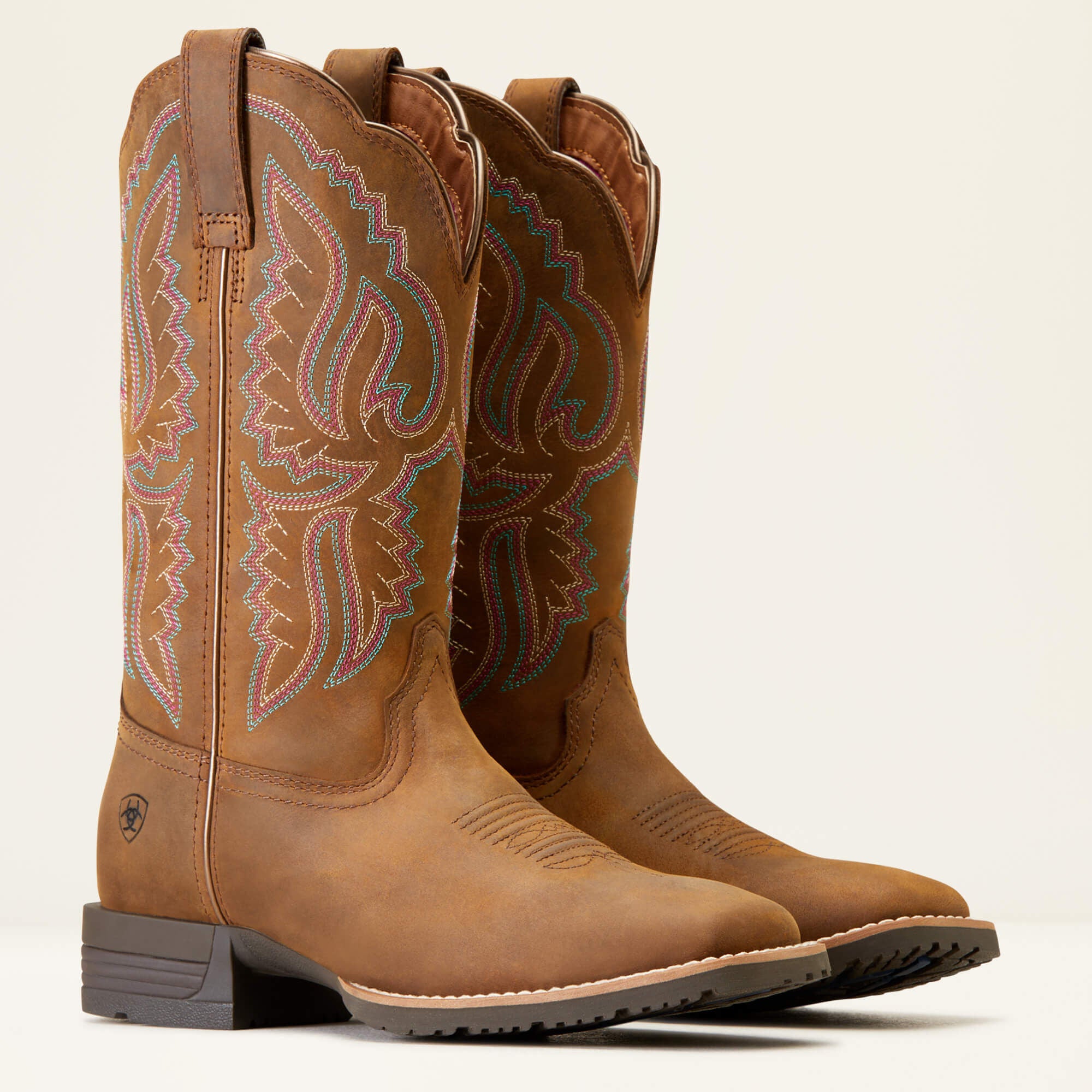 Ariat Hybrid Ranchwork Wide Square Toe Western Boot Discount