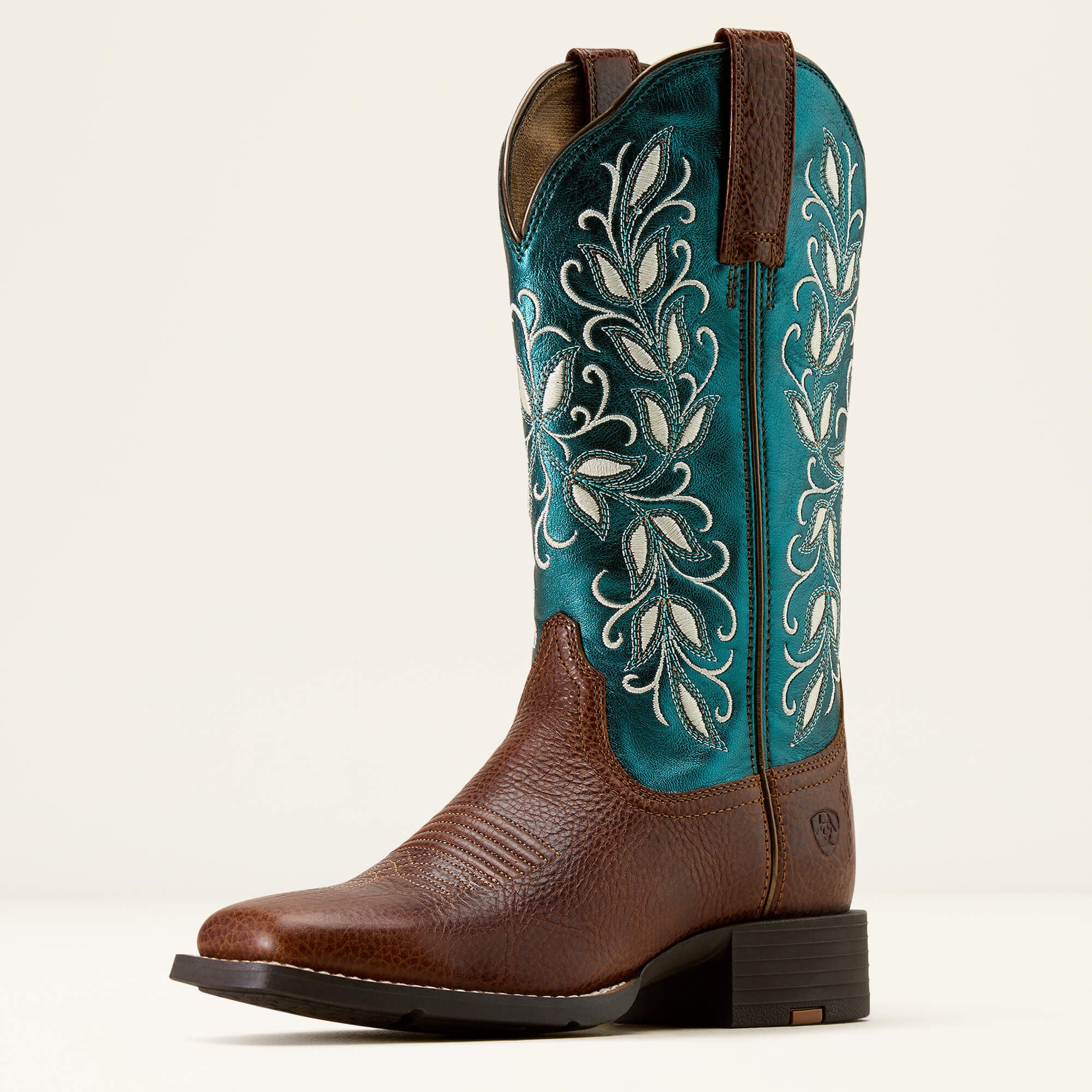 Ariat Round Up Holly Wide Square Toe Western Boot Online