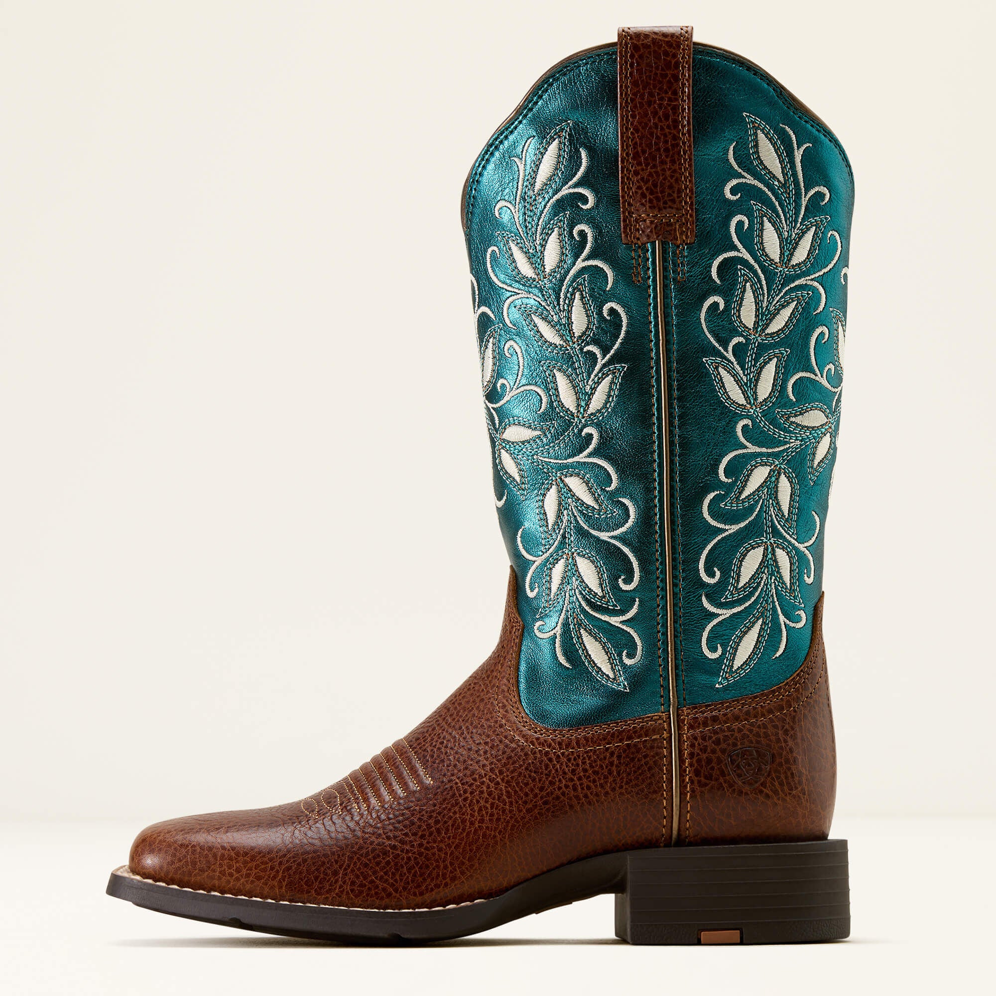 Ariat Round Up Holly Wide Square Toe Western Boot Online