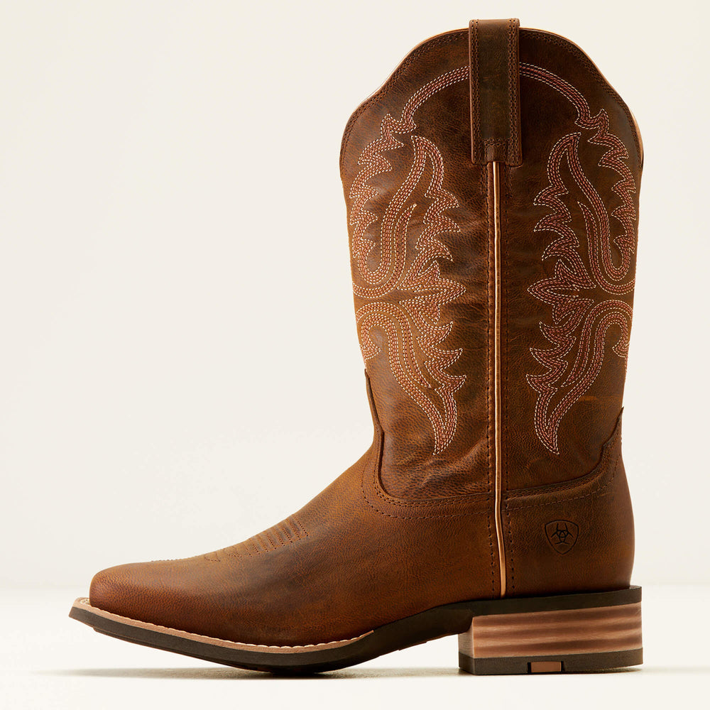 Ariat Olena Wide Square Toe Western Boot Outlet