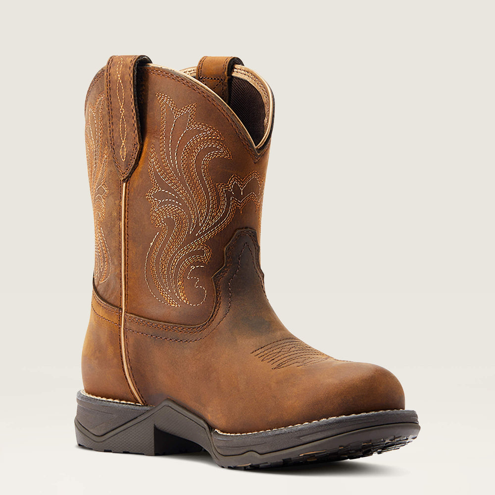 Ariat Anthem Round Toe Shortie Waterproof Western Boot Sale