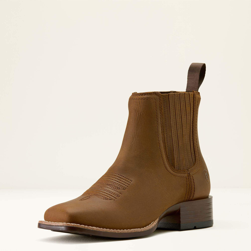 Ariat Booker Chelsea Wide Square Toe Western Boot Outlet