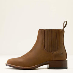 Ariat Booker Chelsea Wide Square Toe Western Boot Outlet