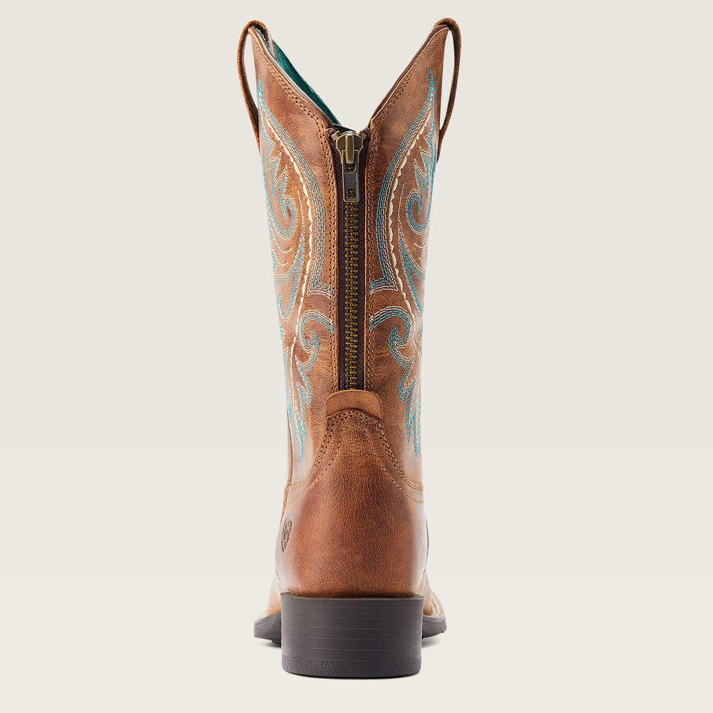 Ariat Round Up Back Zip Western Boot Sale