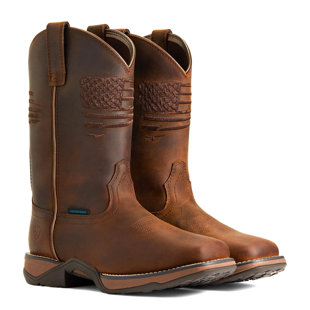 Ariat Anthem Patriot Waterproof Composite Toe Work Boot Outlet