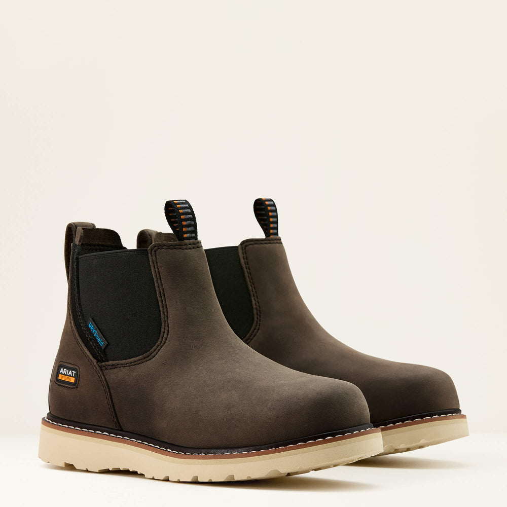 Ariat Rebar Wedge Chelsea Waterproof Work Boot Discount