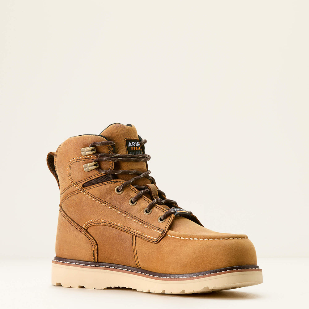 Ariat Rebar Wedge Moc Toe Waterproof Composite Toe Work Boot On Sale