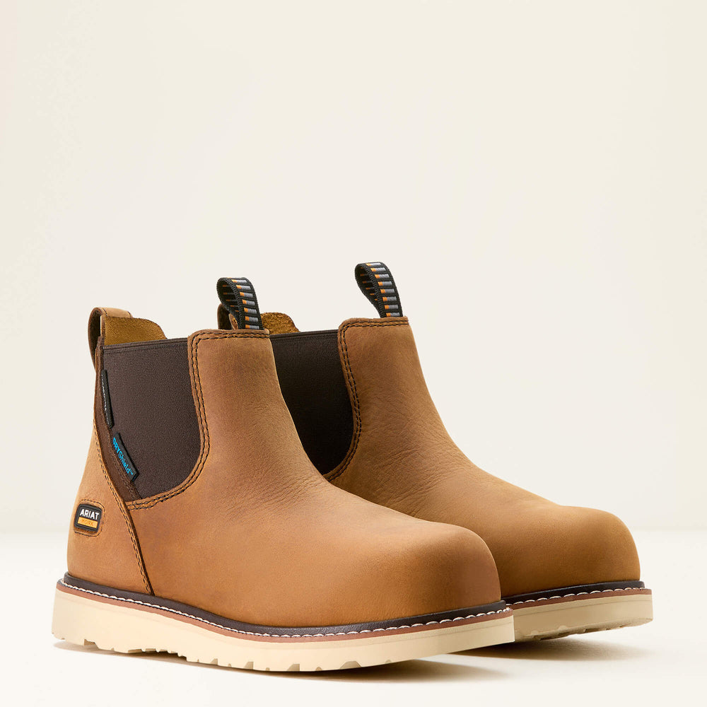 Ariat Rebar Wedge Chelsea Waterproof Composite Toe Work Boot Online