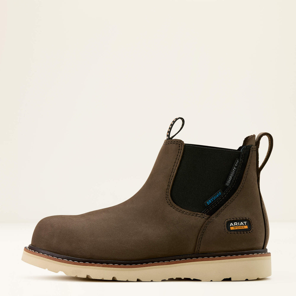 Ariat Rebar Wedge Chelsea Waterproof Composite Toe Work Boot Sale