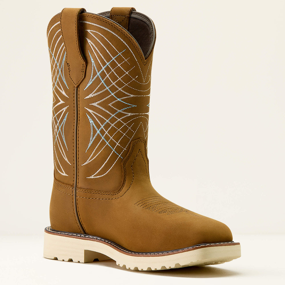 Ariat Activator CSA Waterproof Wide Square Toe Steel Toe Work Boot On Sale