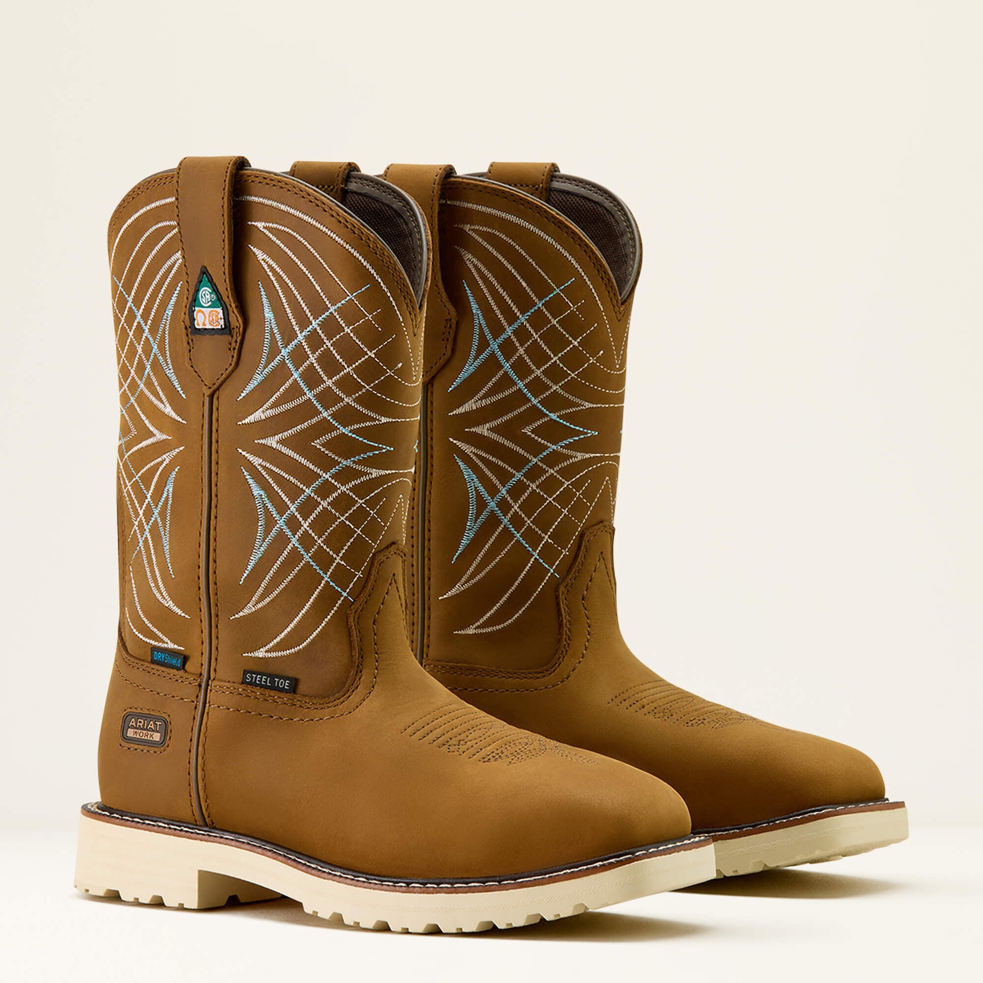 Ariat Activator CSA Waterproof Wide Square Toe Steel Toe Work Boot On Sale