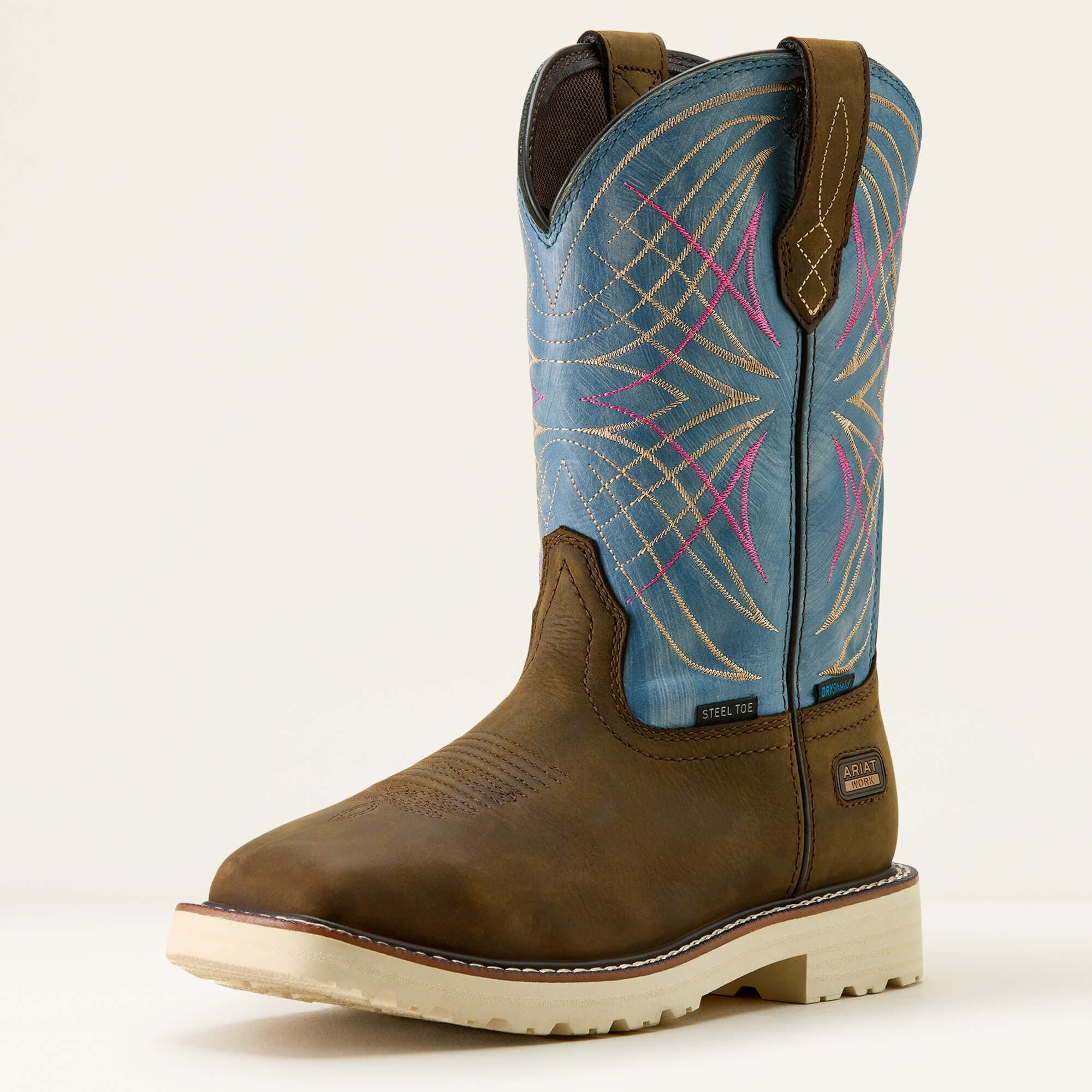 Ariat Activator Waterproof Wide Square Toe Steel Toe Work Boot Outlet