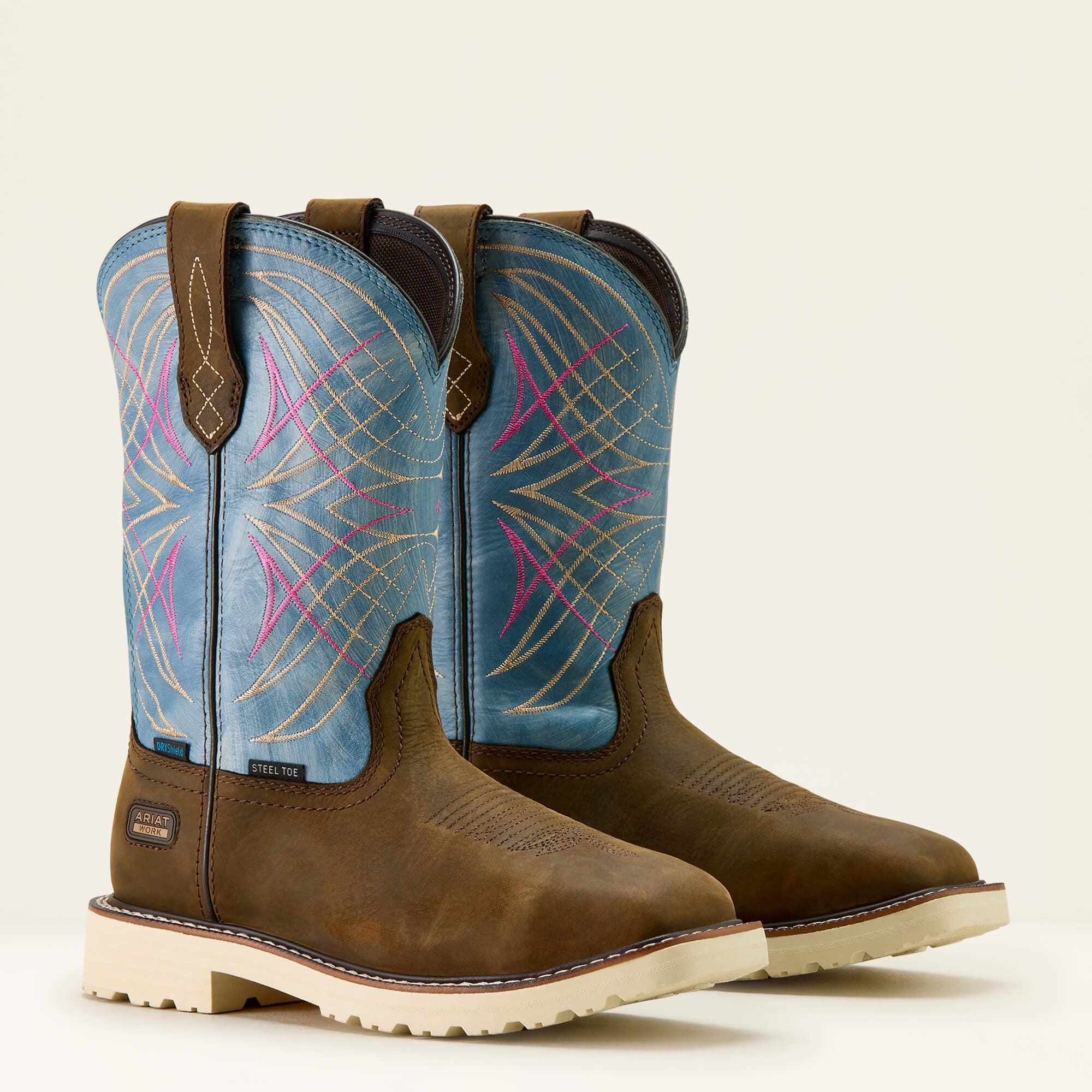 Ariat Activator Waterproof Wide Square Toe Steel Toe Work Boot Outlet