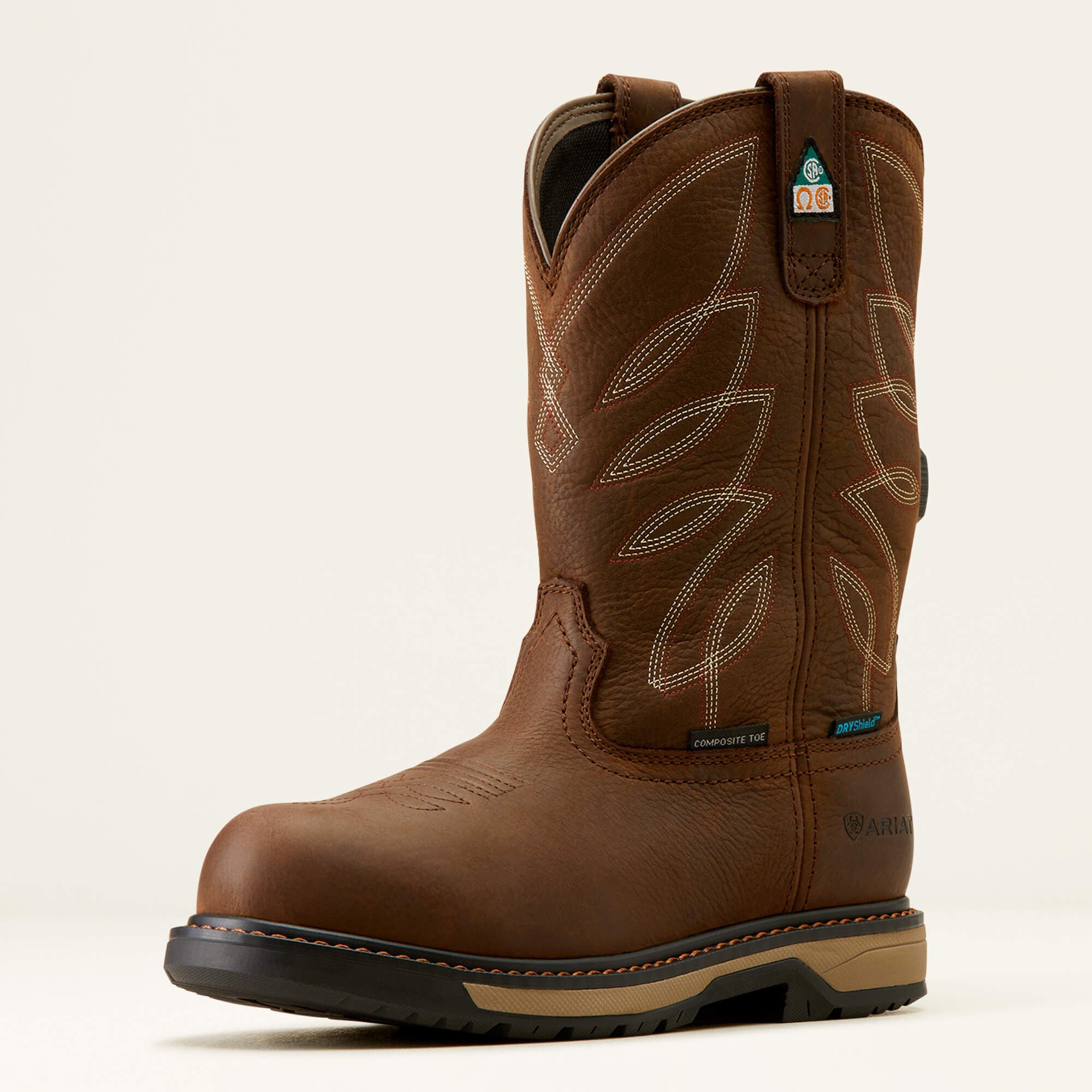 Ariat Riveter Pull-On BOA CSA Waterproof Composite Toe Work Boot Outlet