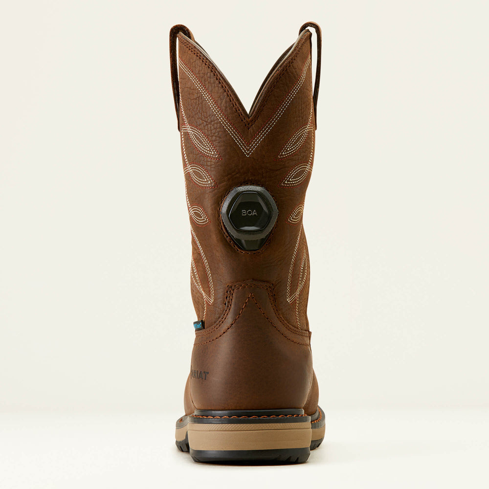 Ariat Riveter Pull-On BOA CSA Waterproof Composite Toe Work Boot Outlet