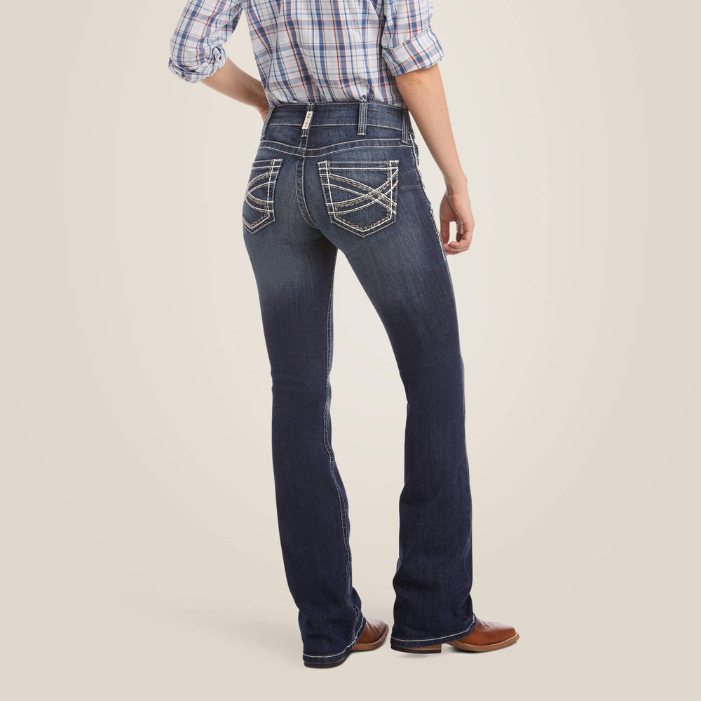 Ariat R.E.A.L. Mid Rise Stretch Entwined Boot Cut Jean Online