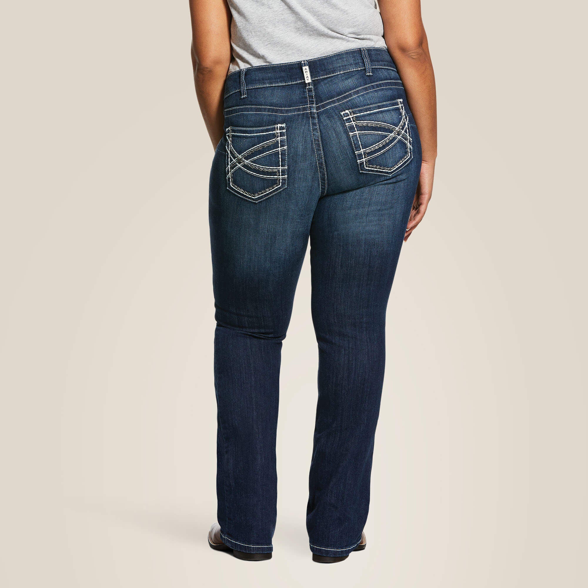 Ariat R.E.A.L. Mid Rise Stretch Entwined Boot Cut Jean Online