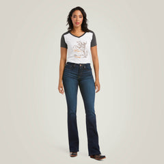 Ariat R.E.A.L. High Rise Ballary Boot Cut Jean Sale