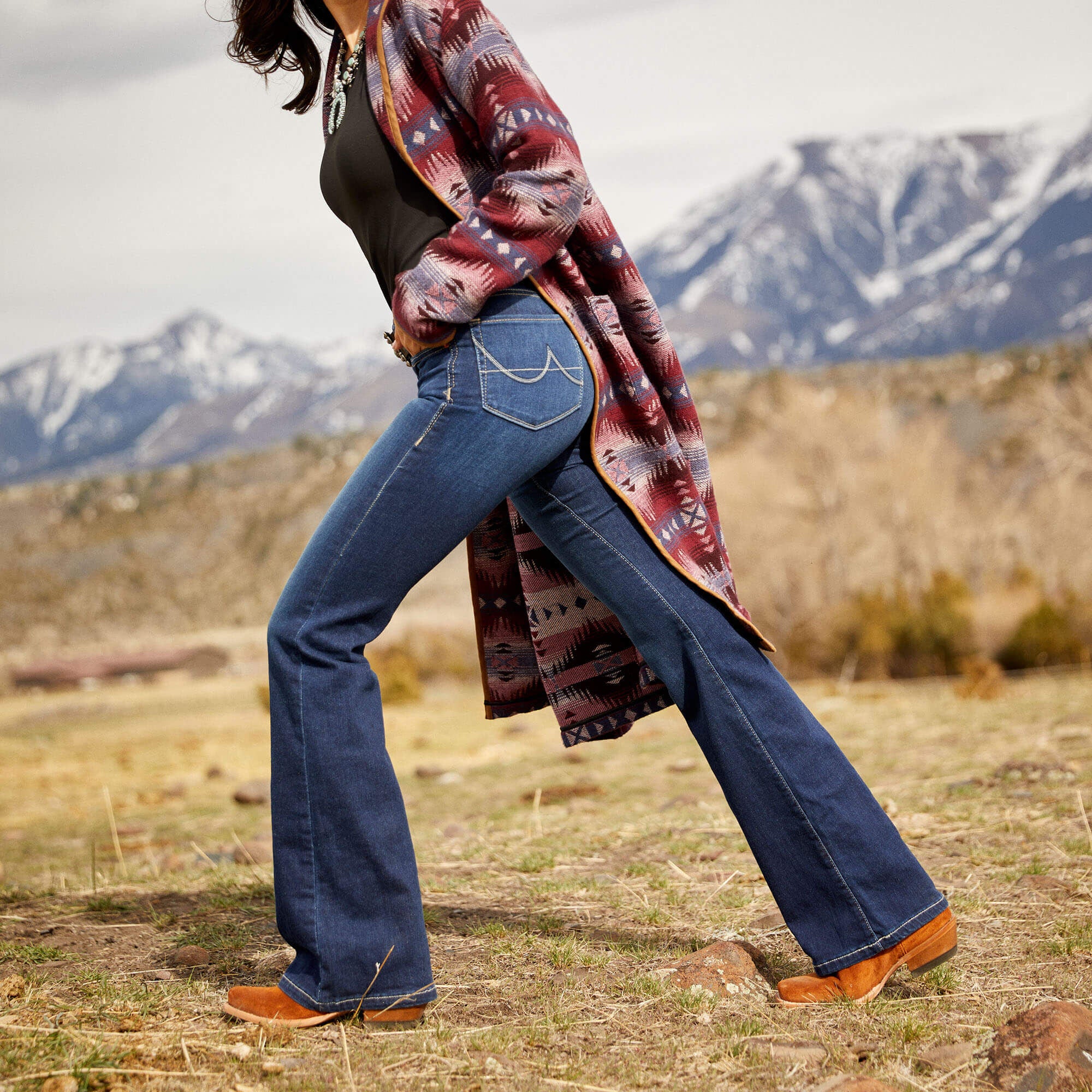 Ariat Ultra Stretch Perfect Rise Katie Flare Jean Outlet