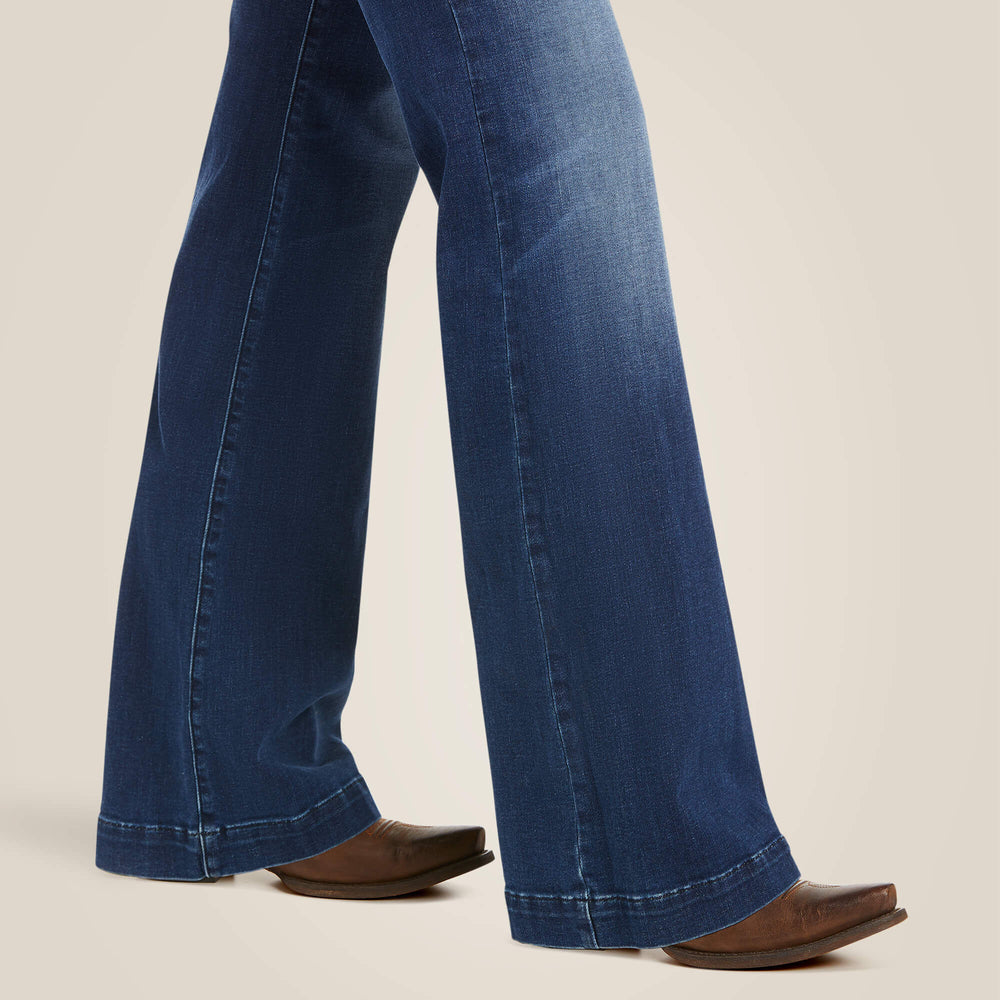 Ariat Trouser Mid Rise Stretch Kelsea Wide Leg Jean Sale