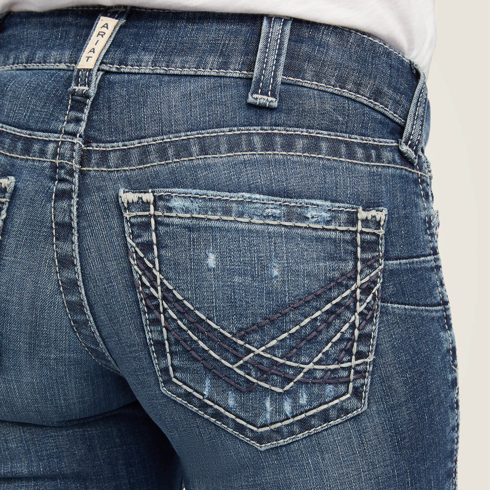 Ariat R.E.A.L. Mid Rise Raquel Boot Cut Jean Discount