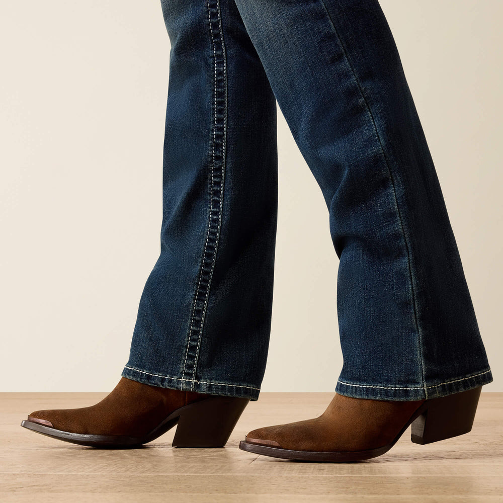 Ariat R.E.A.L. Mid Rise Stretch Icon Stackable Straight Leg Jean Online